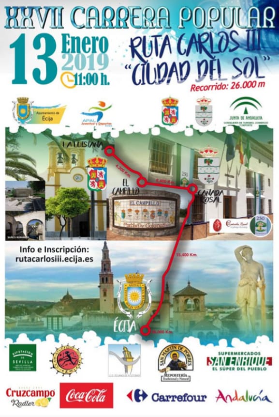 CARTEL RUTA CARLOS III 2019