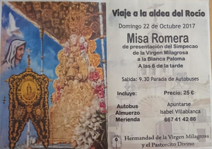 CARTEL VIAJE AL ROCÍO