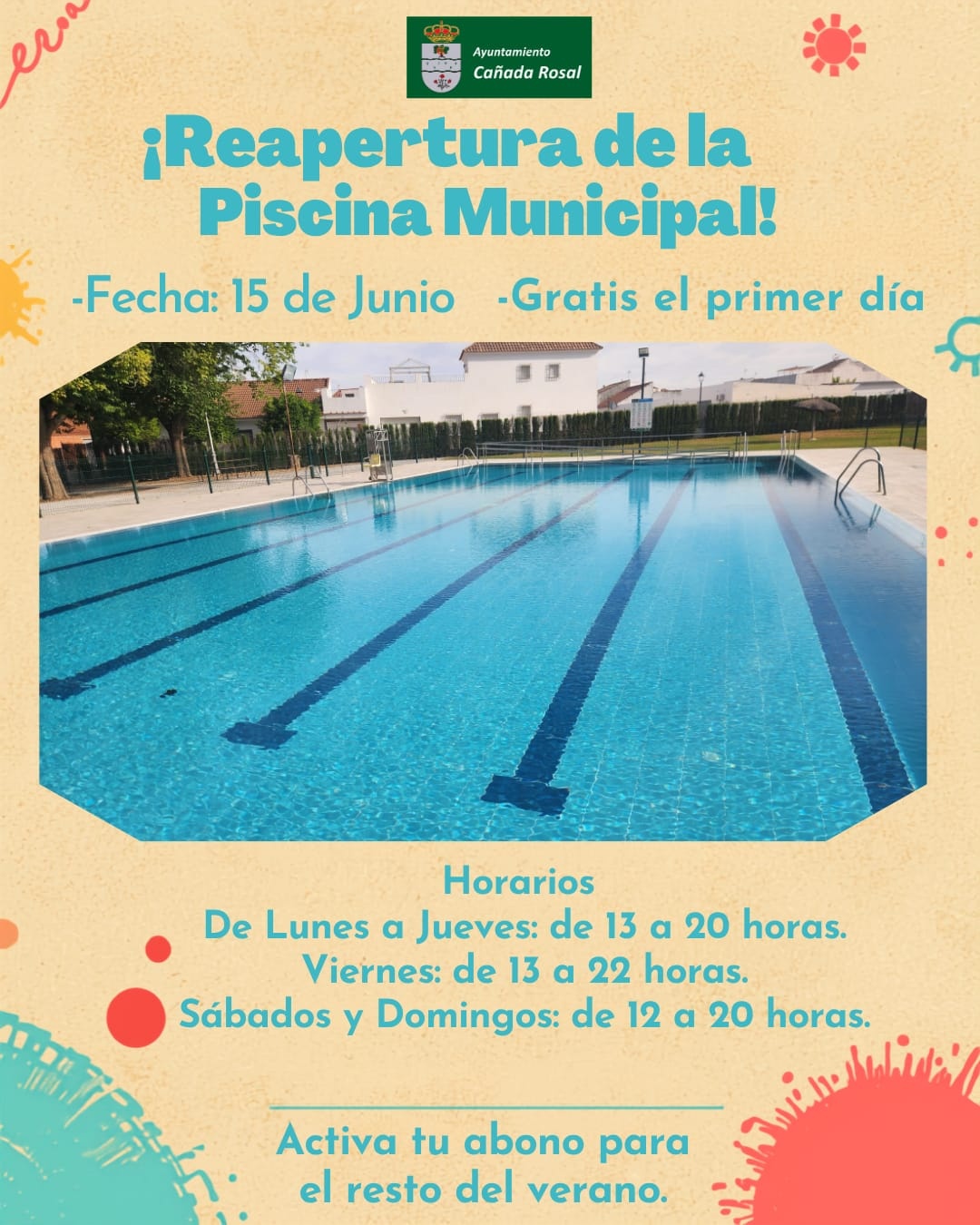 APERTURA PISCINA MUNICIPAL