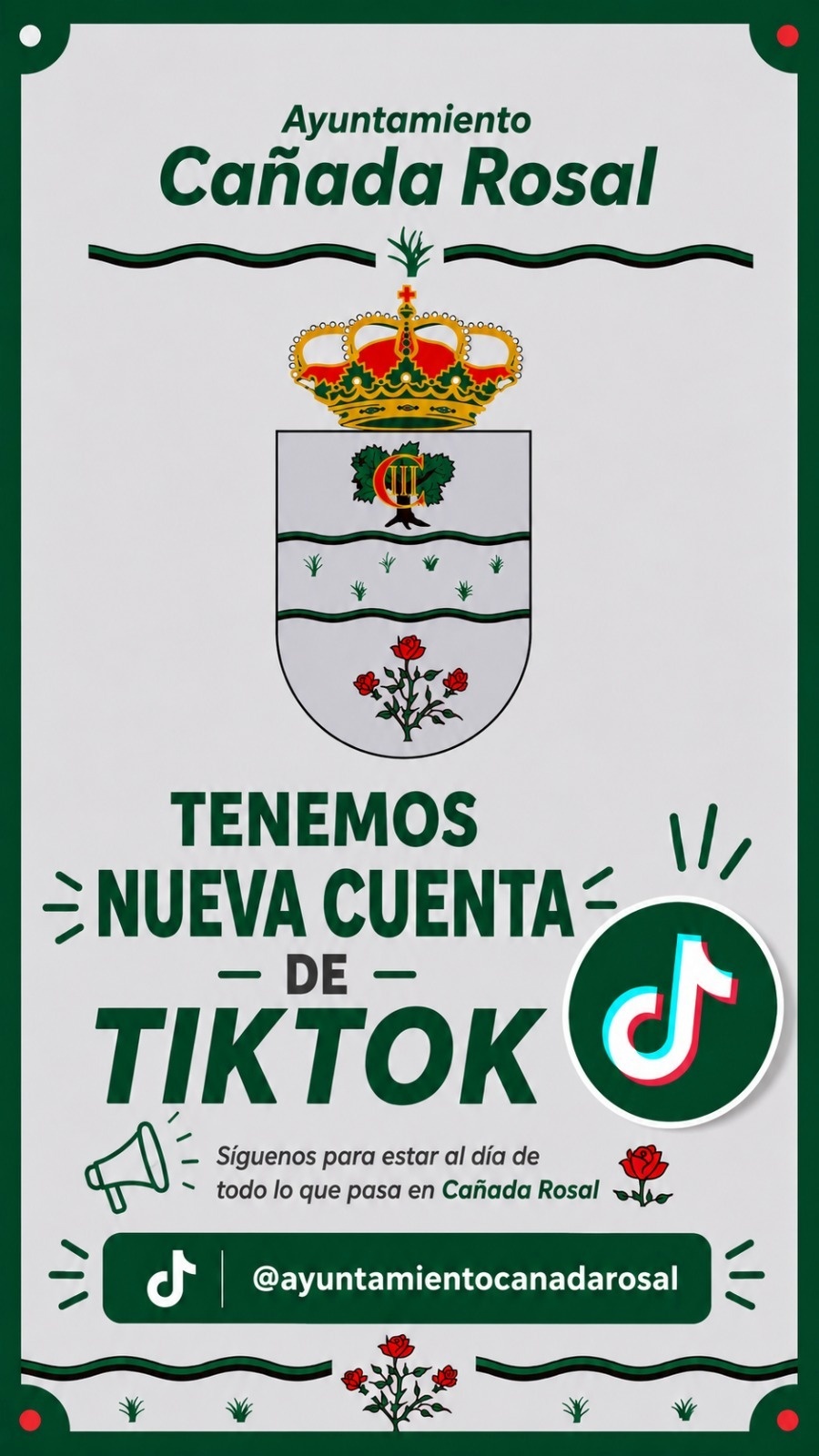 CARTEL APERTURA TIKTOK