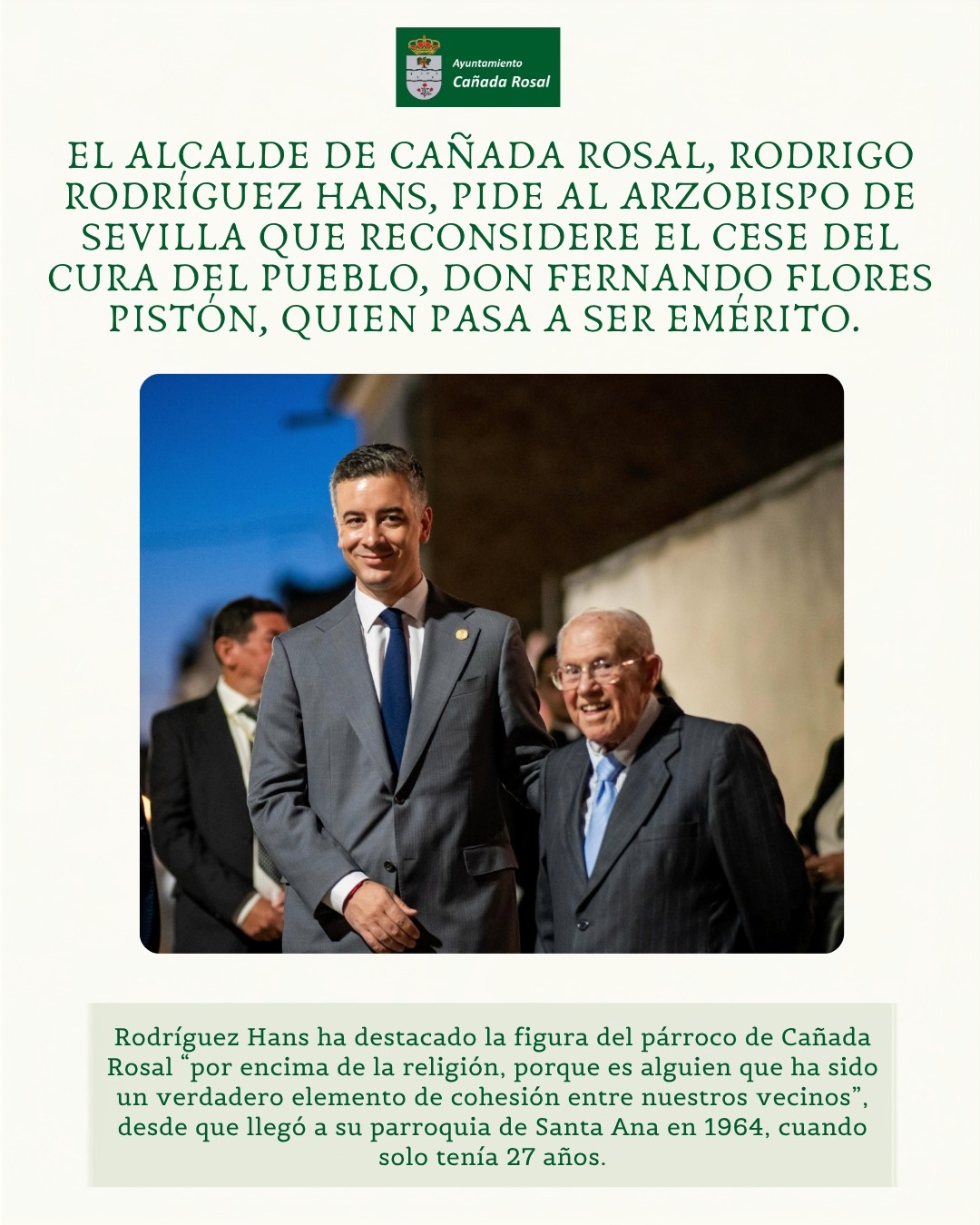 CARTEL CARTA AL AZOBISPO