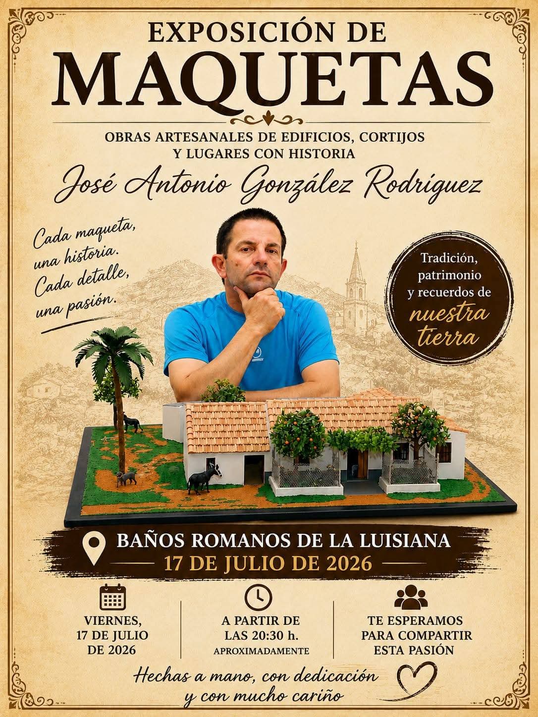 CARTEL MAQUETAS LUISIANA
