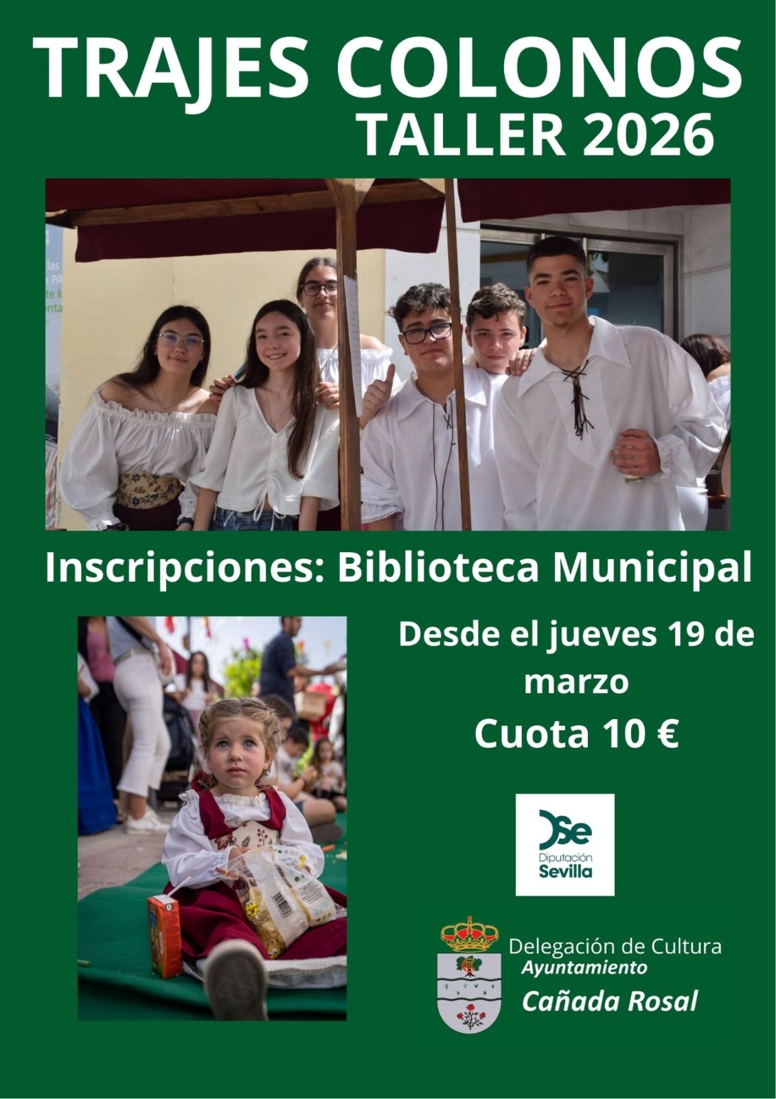 TALLER TRAJES COLONOS 2026