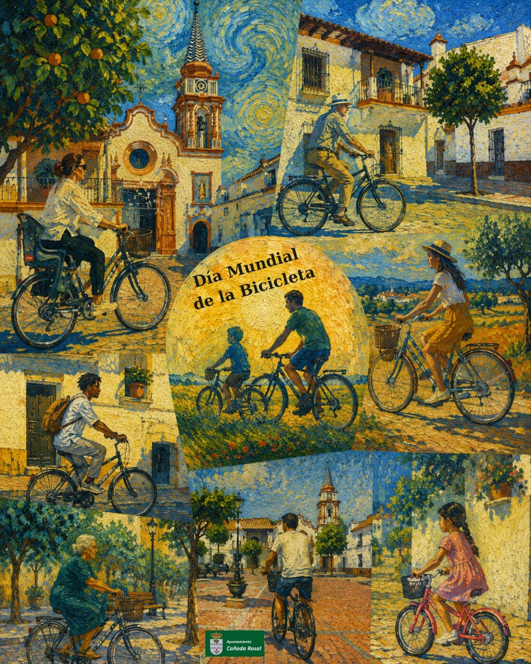 cartel día de la bicicleta