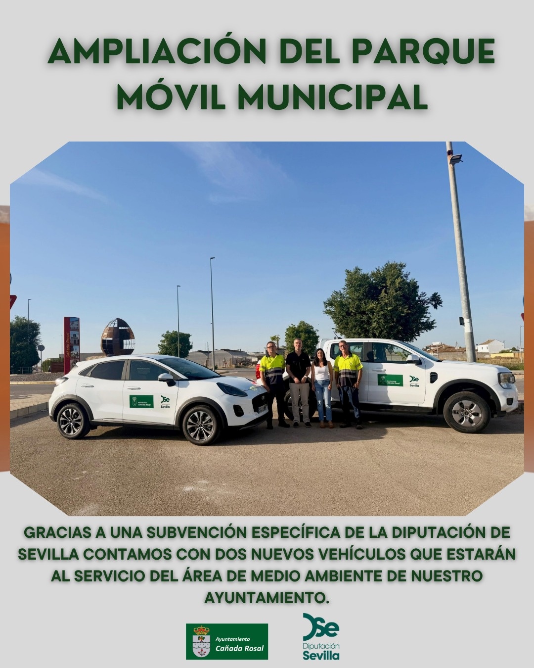cartel nuevos vehiculos