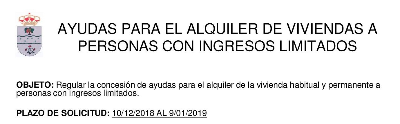 CARTEL INFORMATIVO AYUDAS AL ALQUILER DE VIVIENDAS