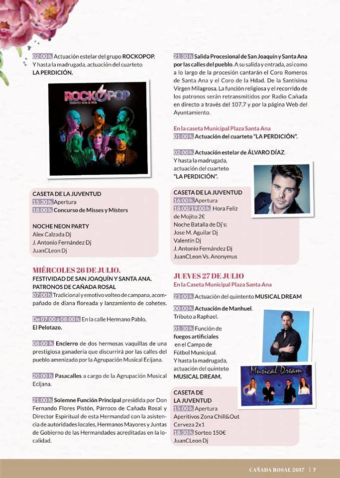 PROGRAMCIÓN FERIA 2