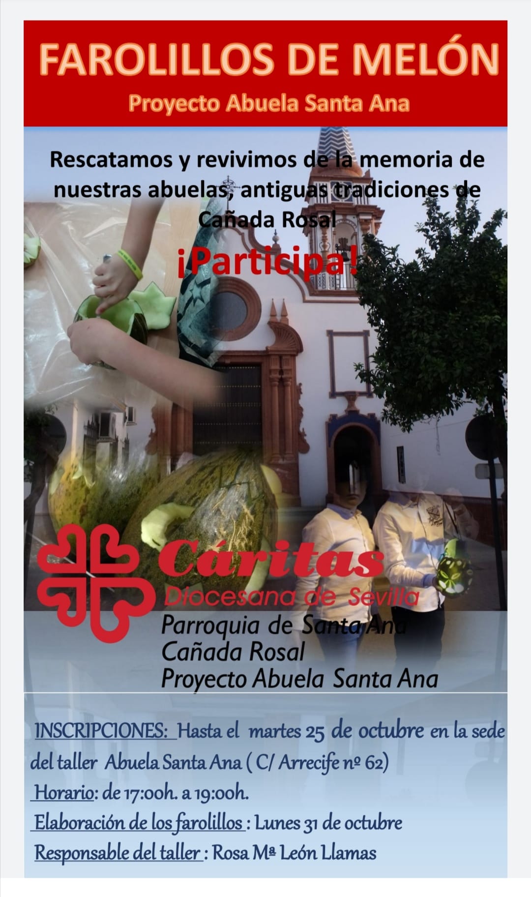 CARTEL TALLER FAROLILLOS