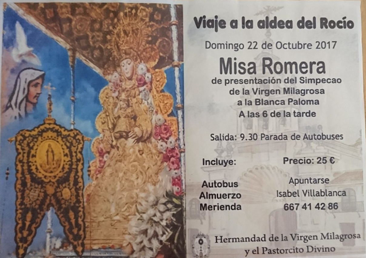 CARTEL VIAJE AL ROCÍO