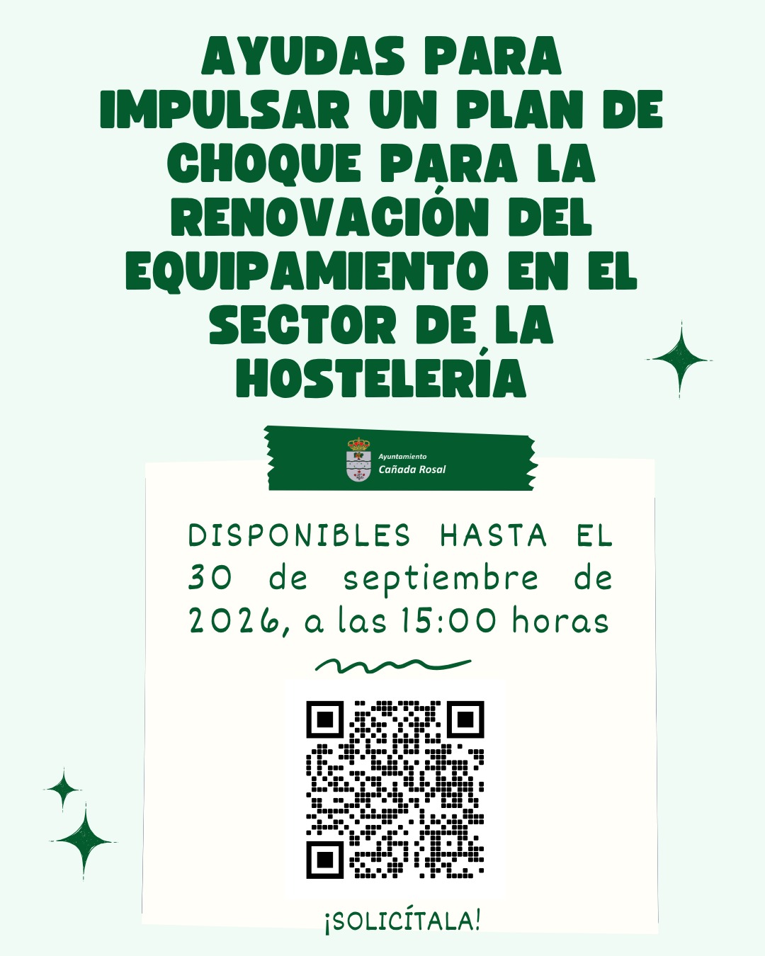 CARTEL AYUDAS HOSTELERÍA