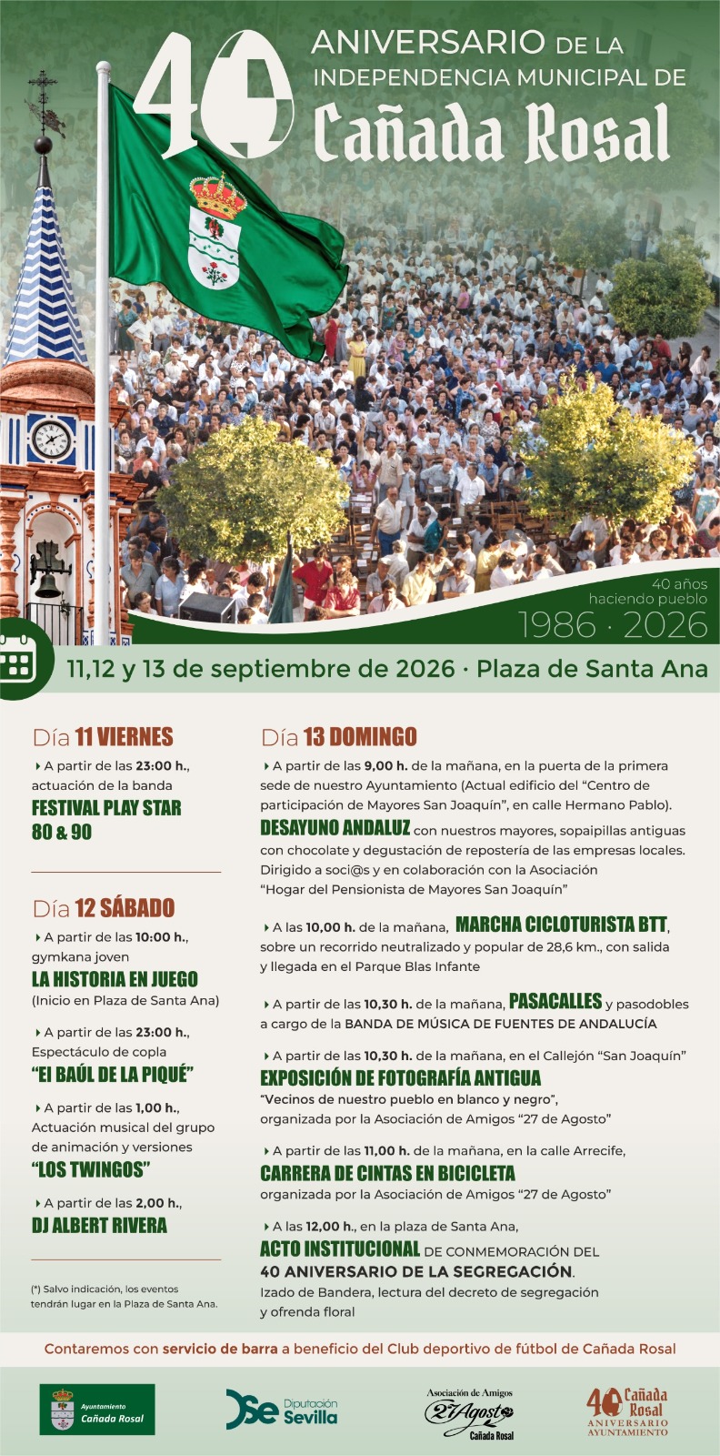 actividades 40 aniversario segregación