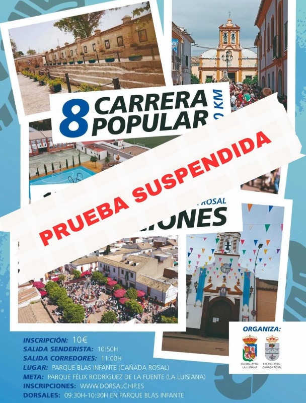 CARRERA SUSPENDIDA