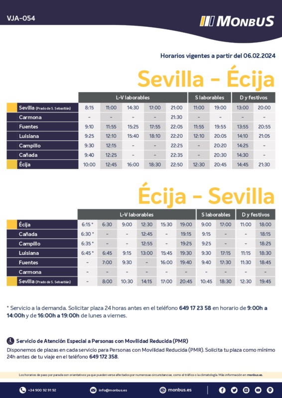 HORARIO AUTOBUS 06-02-2024
