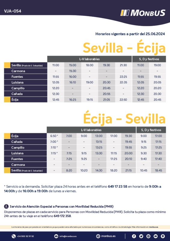 NUEVO HORARIO AUTOBUSES 25-06-24