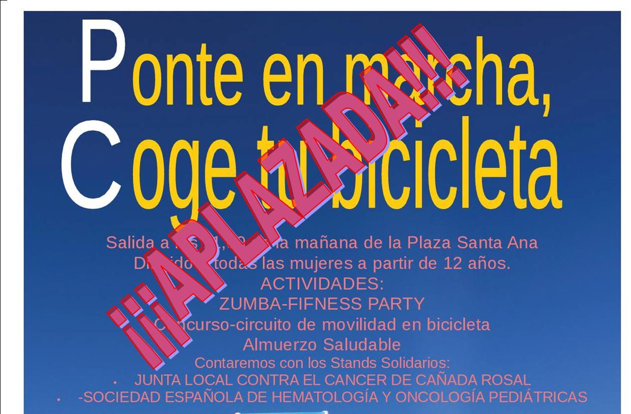 CARTEL SUSPENSION MARCHA BICI 2