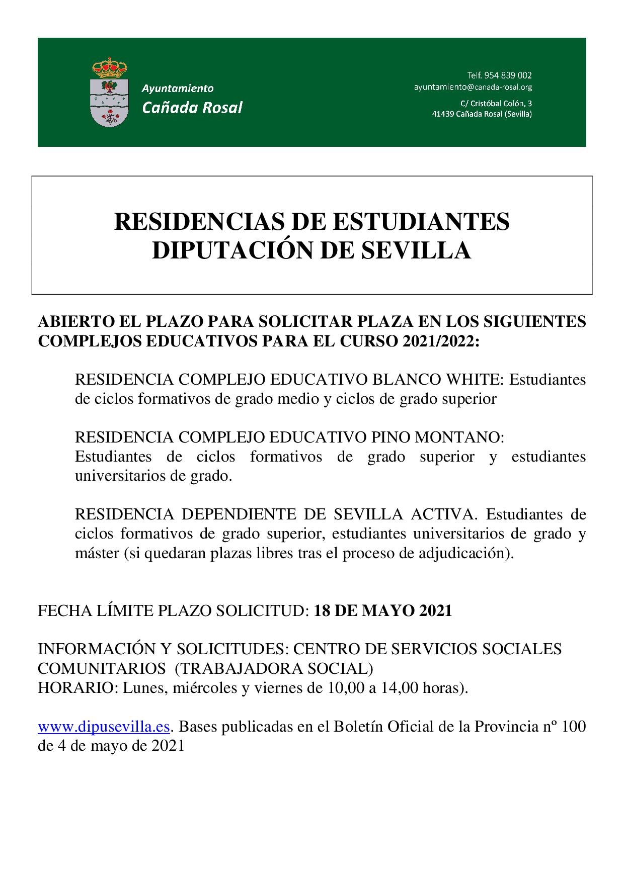 CARTEL 2021 residencias estudiantes