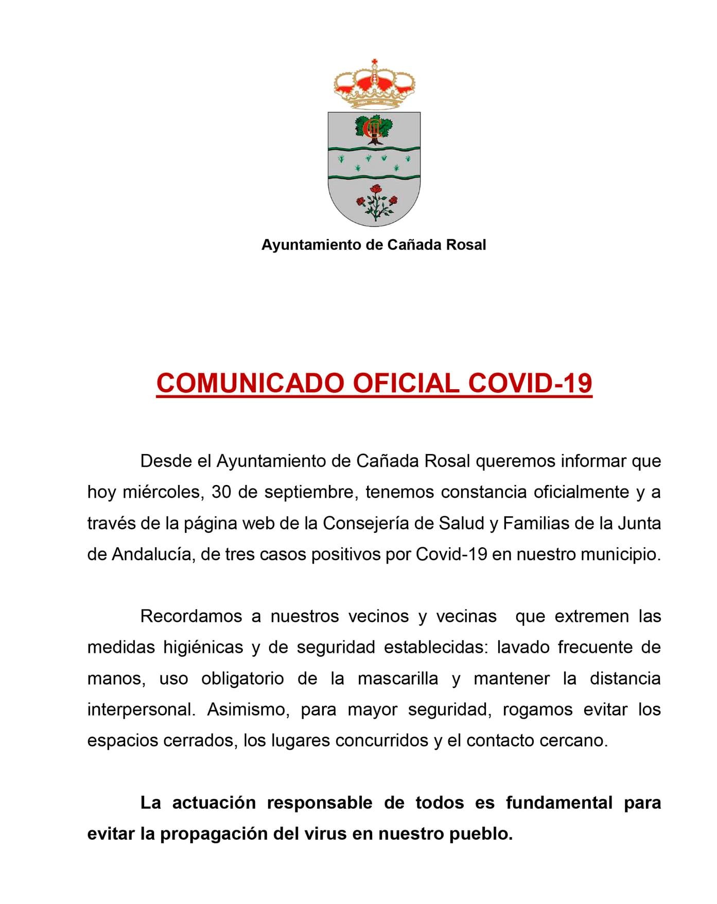 COMUNICADO COVID-19