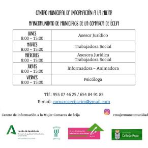 Horario Cañada Rosal