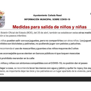 INFORME AYTO. CAÑADA-MEDIDAS SALIDA NIÑOS3