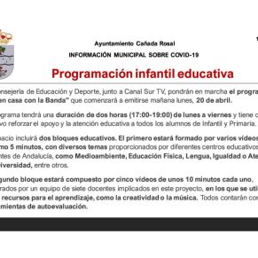 Informe Ayto.Cañada coronavirus 19-4-205