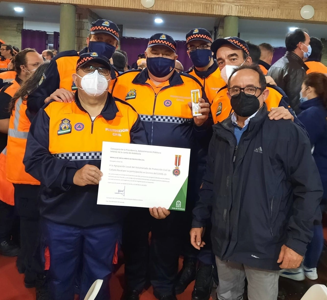 MEDALLA ORO PROTECCION CIVIL