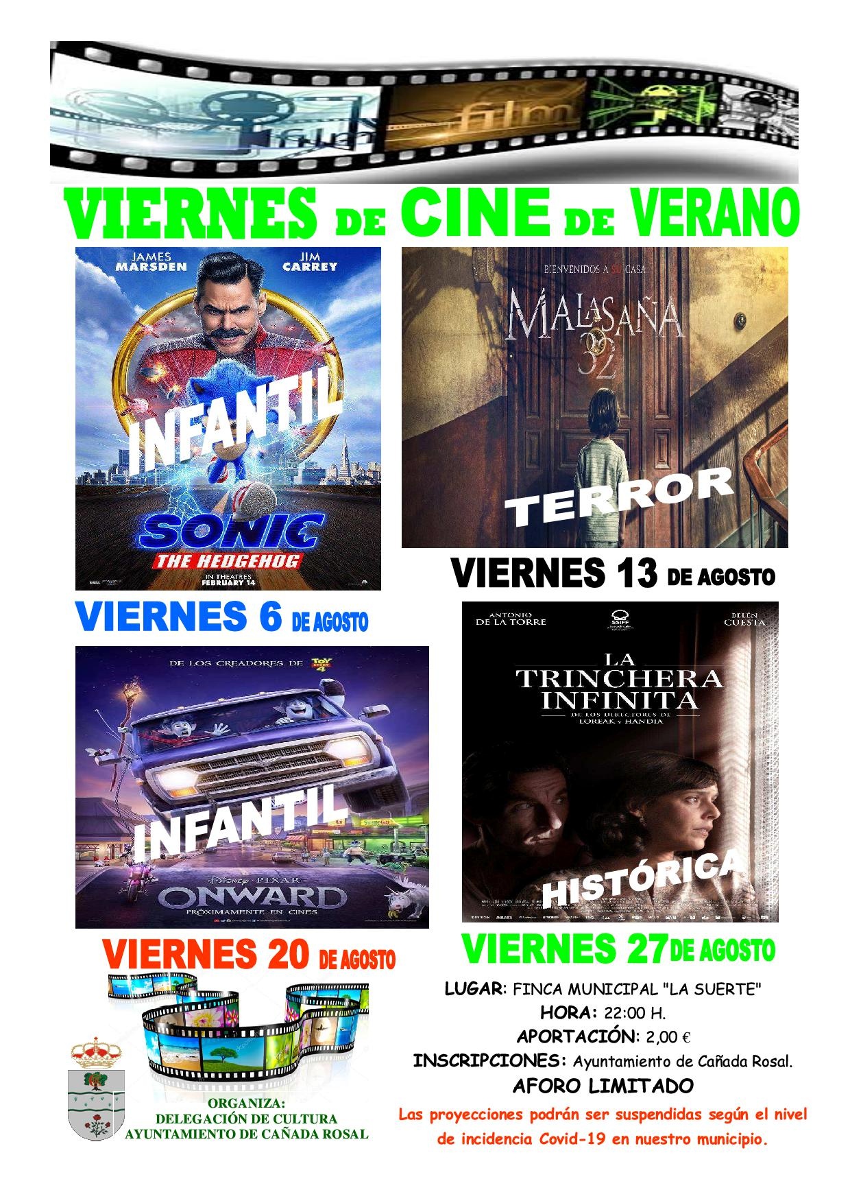 cartel cine de verano 2021