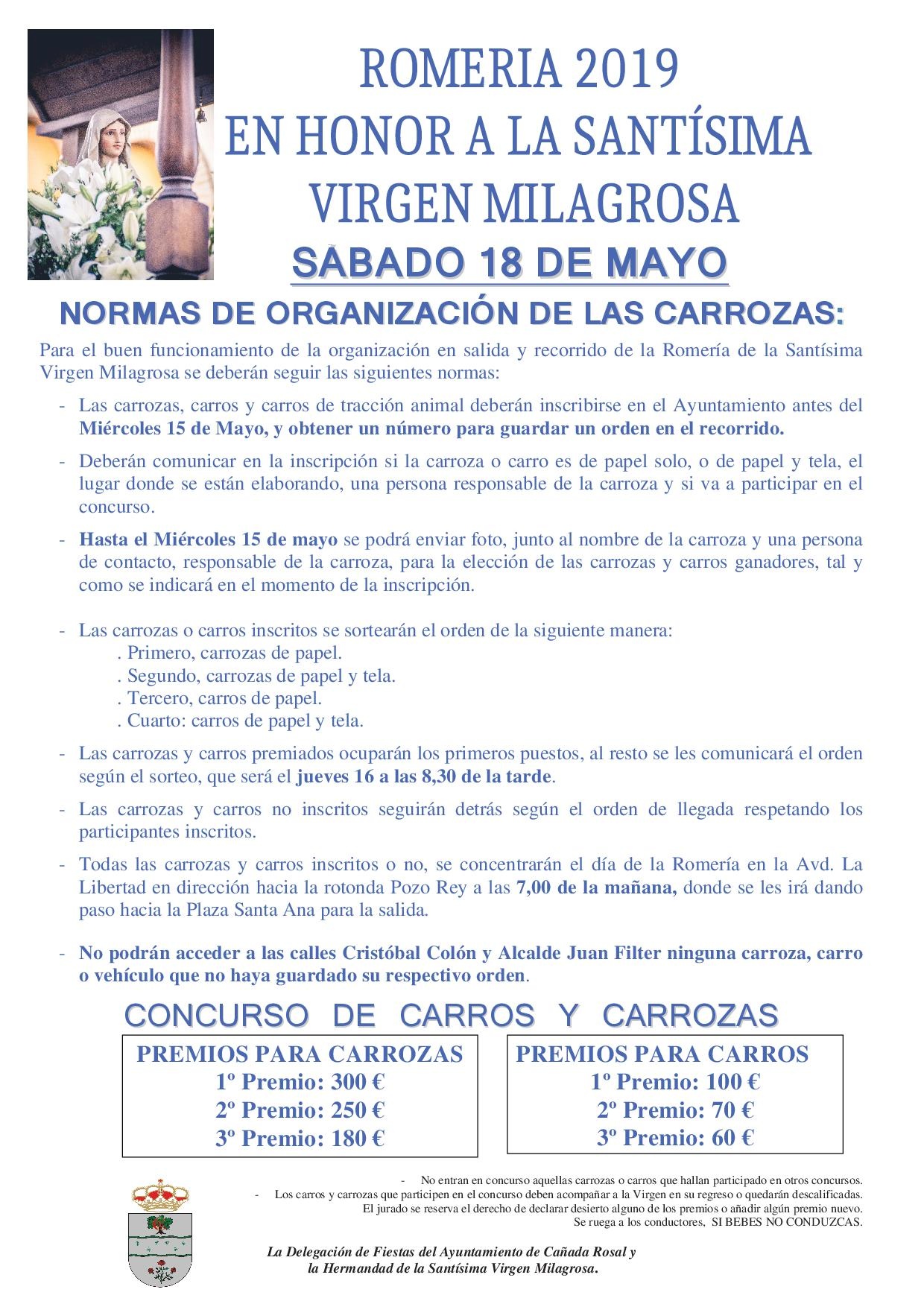cartel concurso romeria 2019