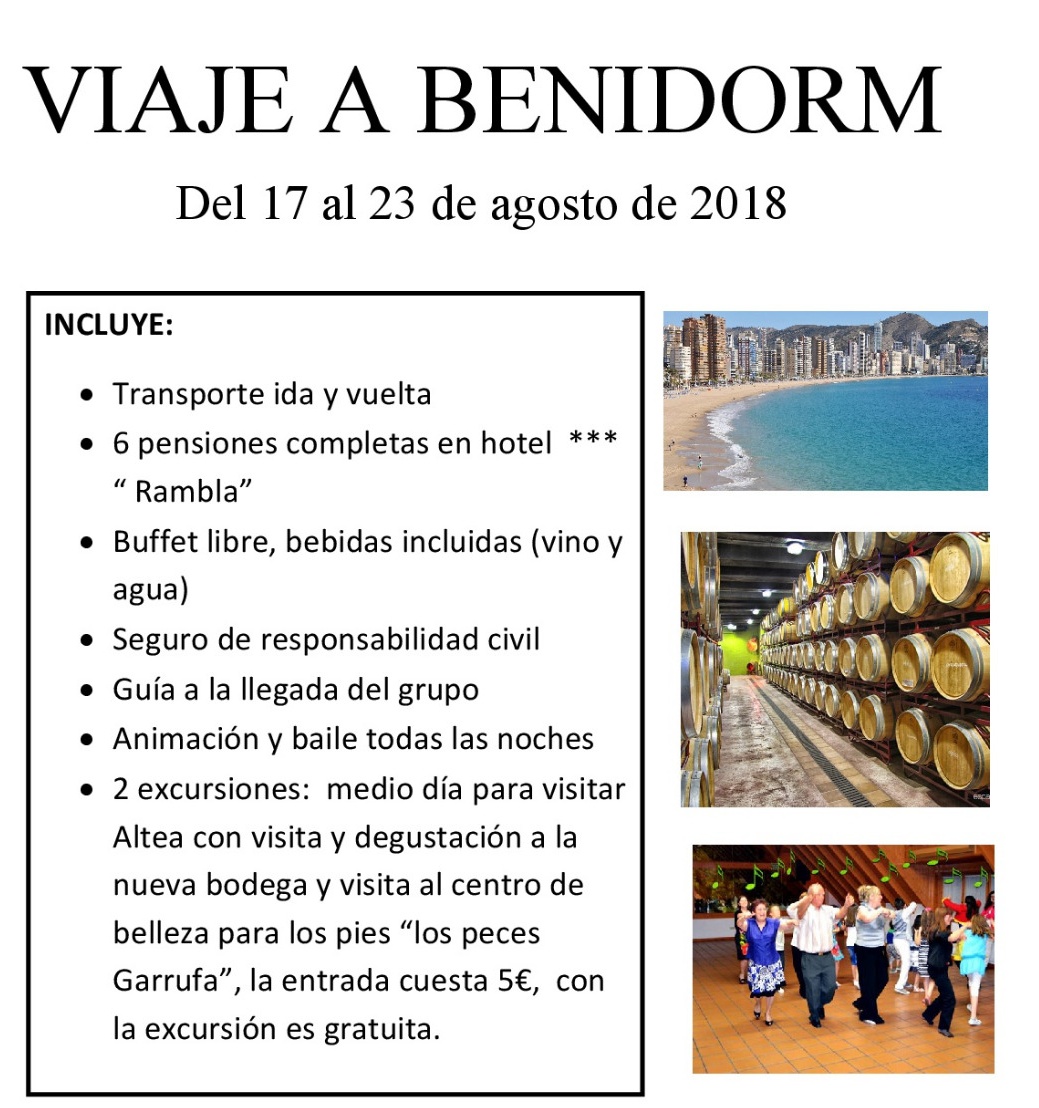 Viaje a Benidorm