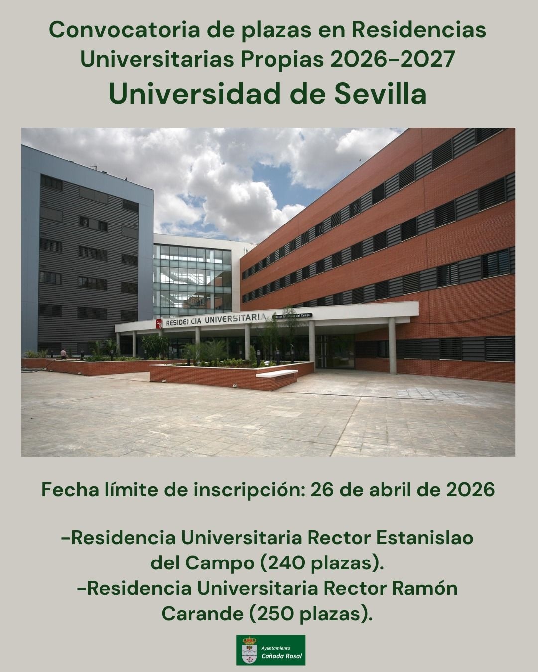 plazas residencia universidad sevilla